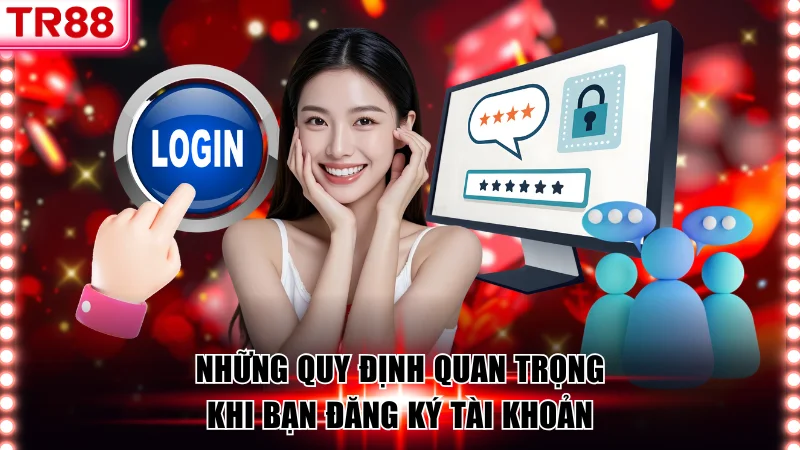 Điều khoản điều kiện khi đăng ký tài khoản TR88